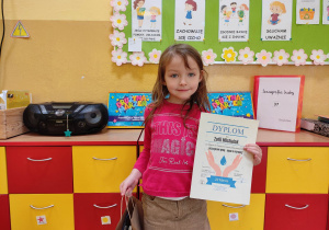 Zosia - laureatka konkursu z nagrodami
