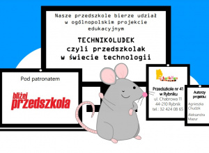Ogólnopolski Projekt Edukacyjny "Technikoludek, czyli dziecko w świecie technologii"